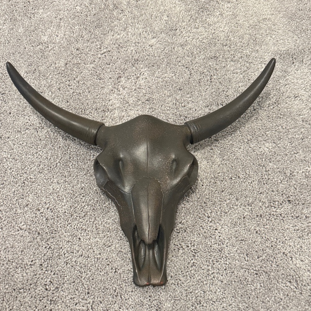 Decorative Bull Skull Wall Art